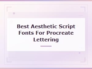 Best Aesthetic Script Fonts for Procreate Lettering – Top Picks for 2025